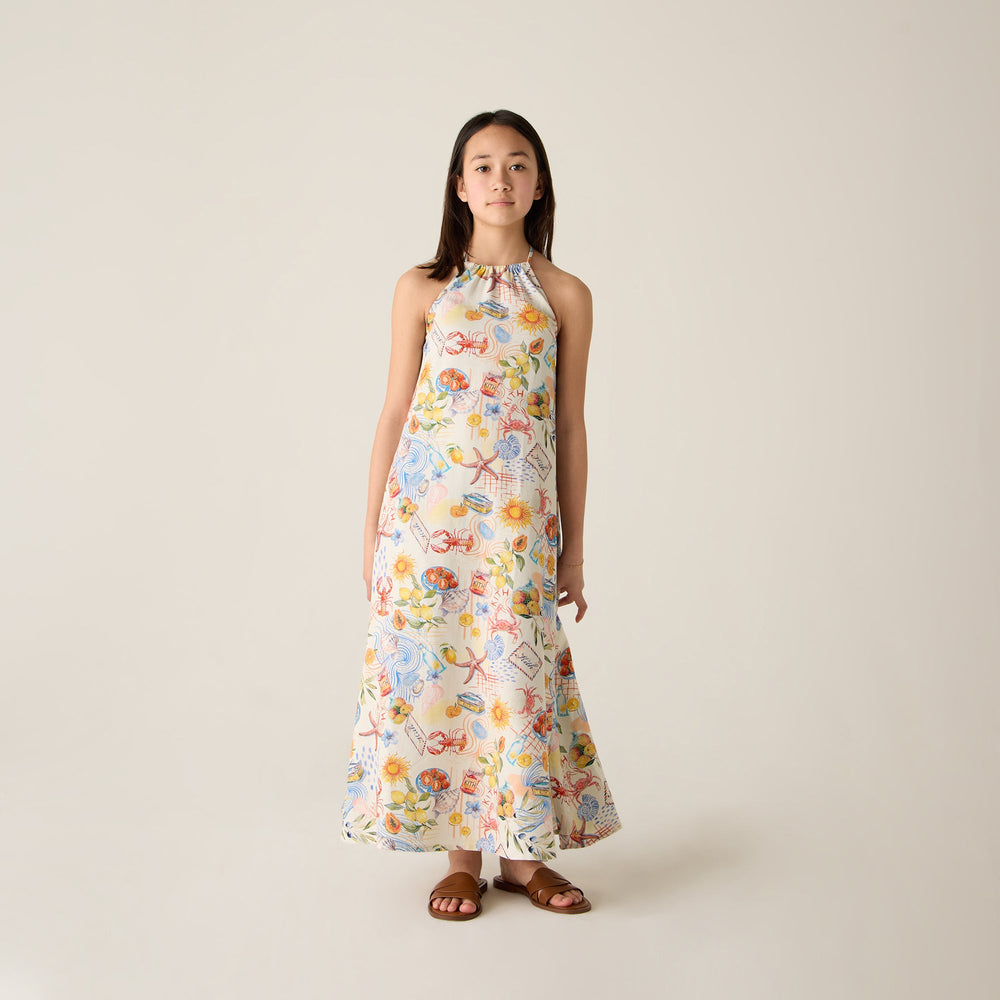 Kith Kids Summer Picnic Maxi Dress - Sandrift | Kith Sandrift