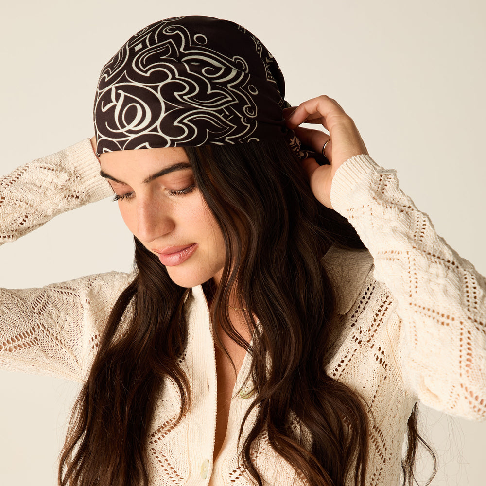 Kith Women Deco Printed Silk Cupro Scarf - Incognito | Kith Incognito