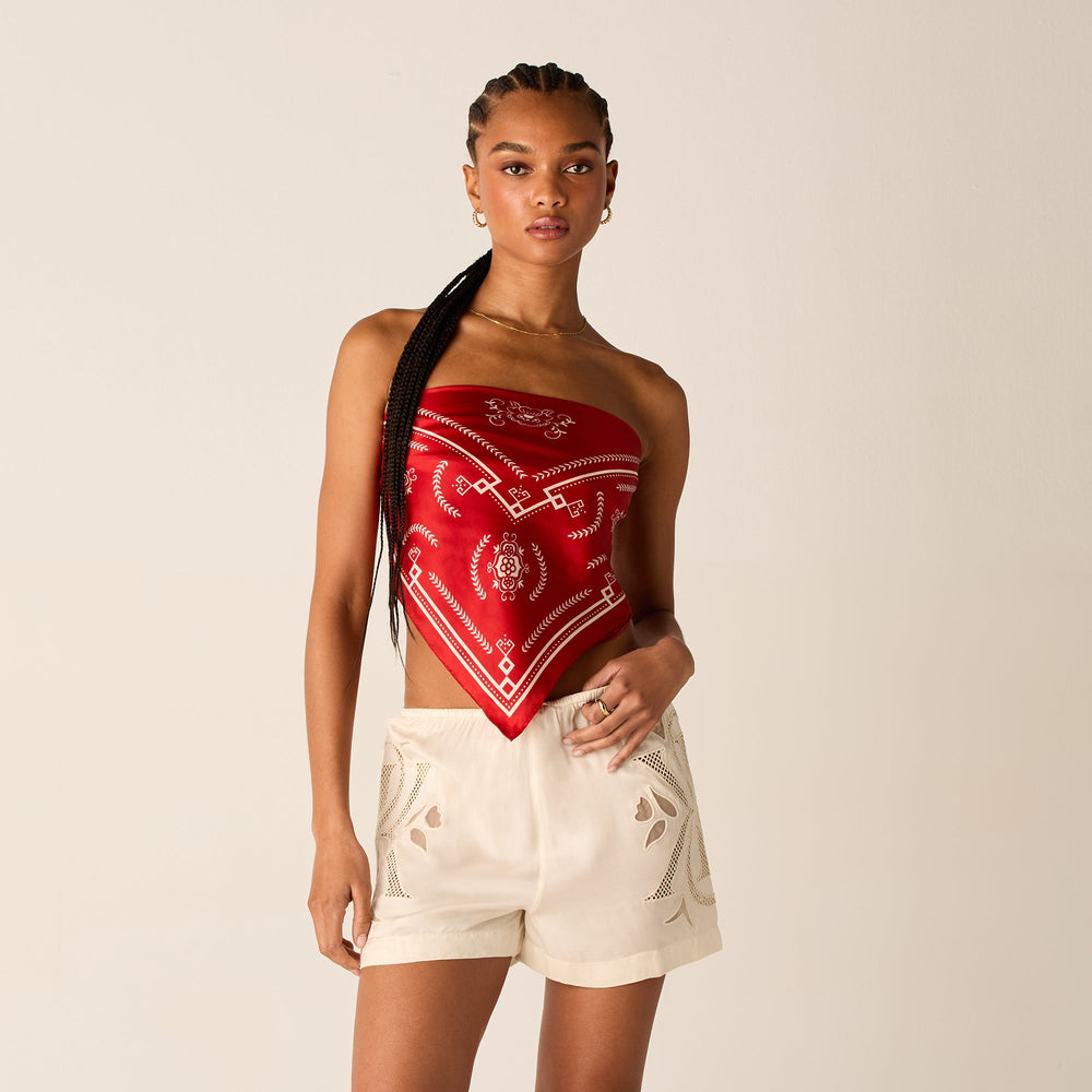 Kith Women Deco Printed Silk Cupro Scarf - Fame | Kith Fame