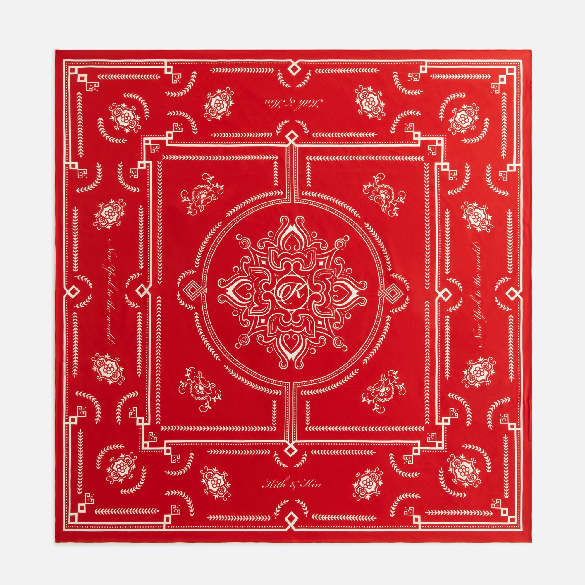 Kith Women Deco Printed Silk Cupro Scarf - Fame | Kith Fame