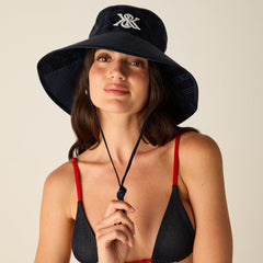 Kith Women Printed Silk Senara Sun Hat - Nocturnal | Kith Nocturnal
