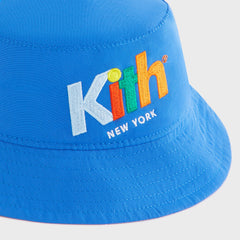 Kith Kids Retro Kai Swim Impact Bucket Hat - Marina | Kith Marina