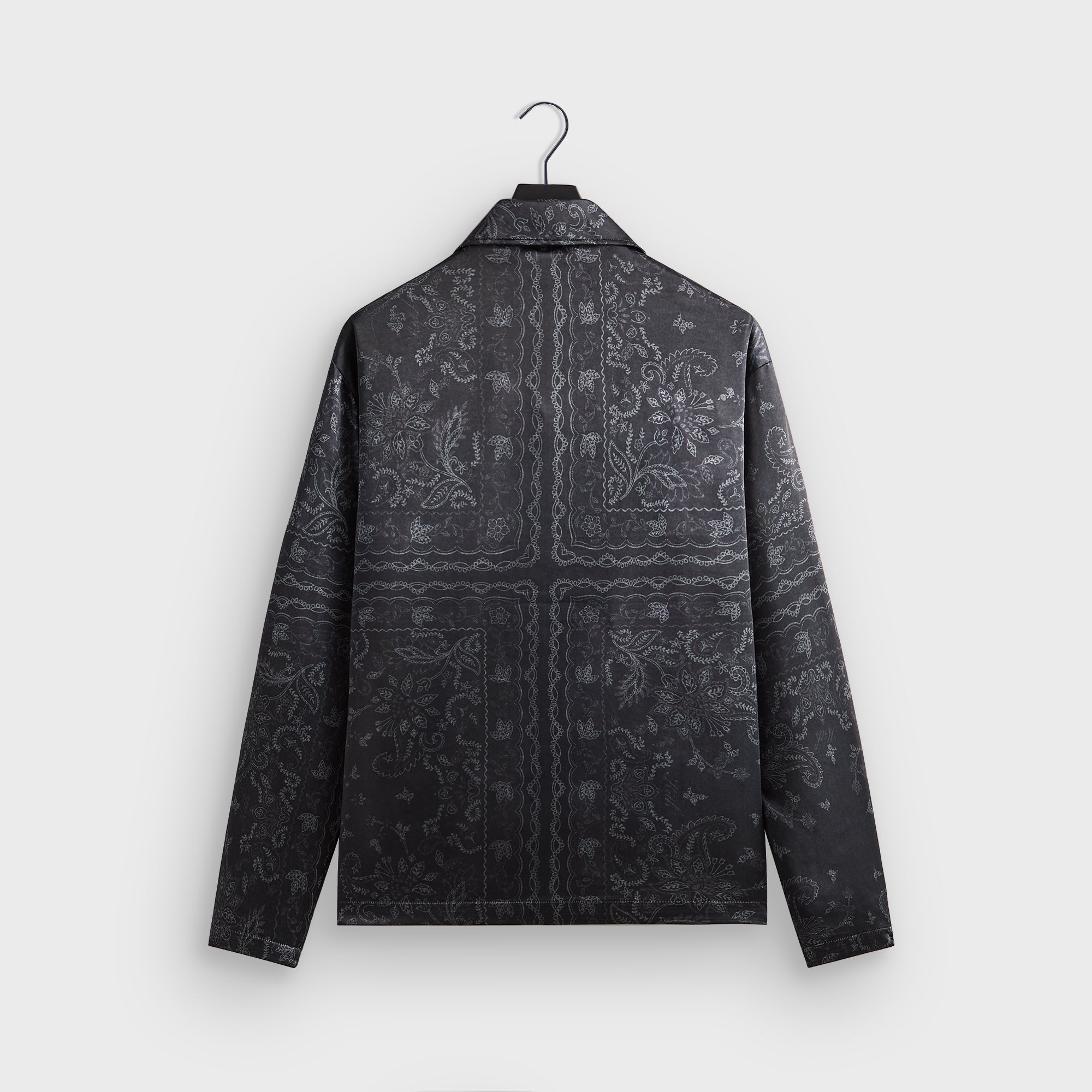 Kith Panelled Bandana Long Sleeve Coaches Jacket - Black | Kith Black