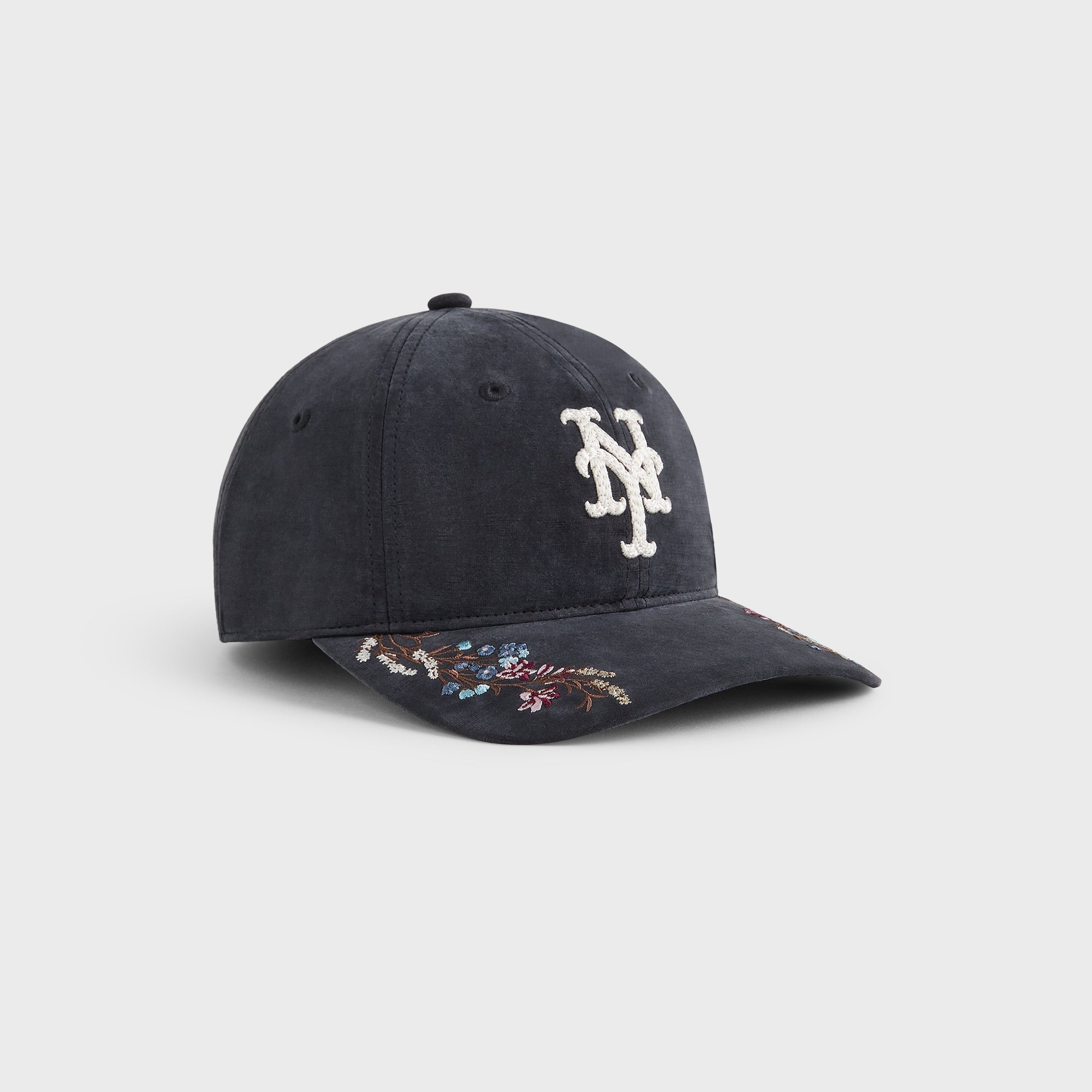 Kith & '47 for the New York Mets Cupro Linen Franchise LS Cap - Black | Kith Black
