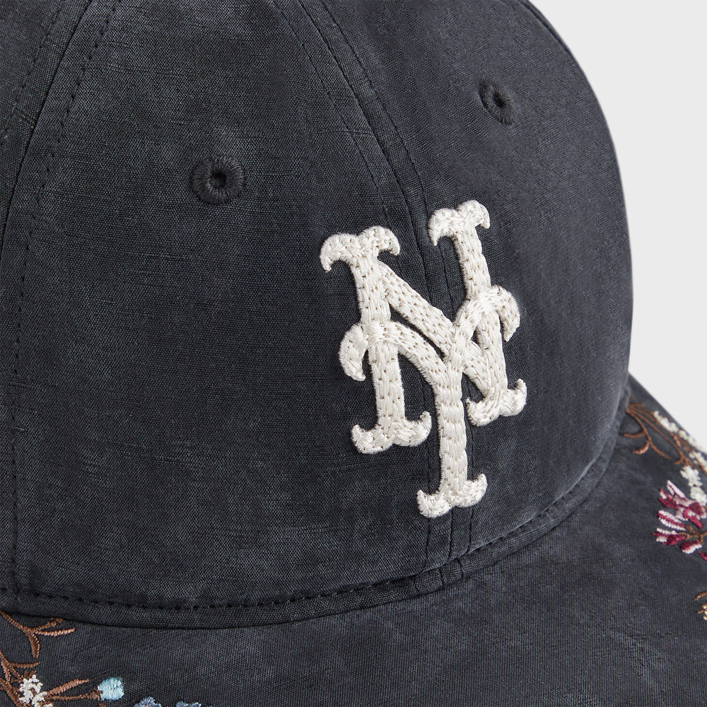Kith & '47 for the New York Mets Cupro Linen Franchise LS Cap - Black | Kith Black