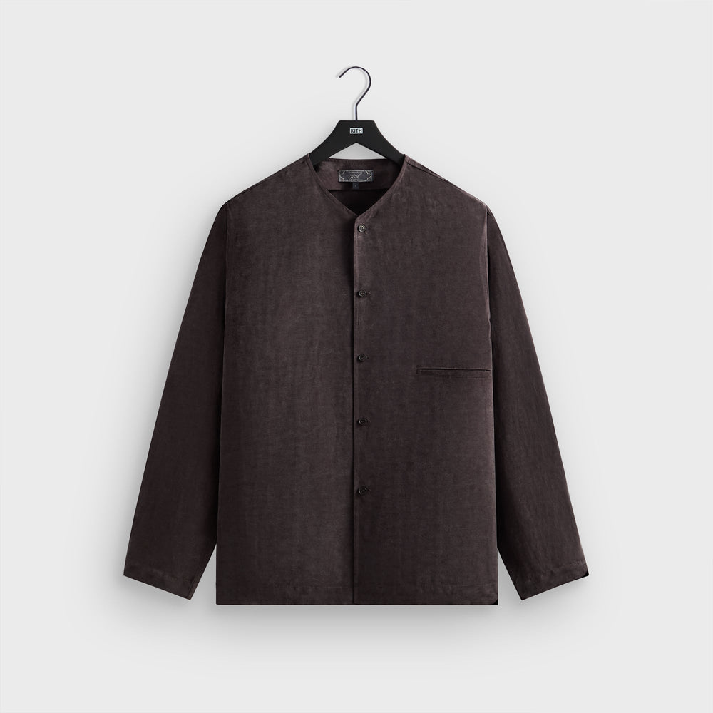 Kith Cupro Linen Caelen Shirt - Kindling | Kith Kindling