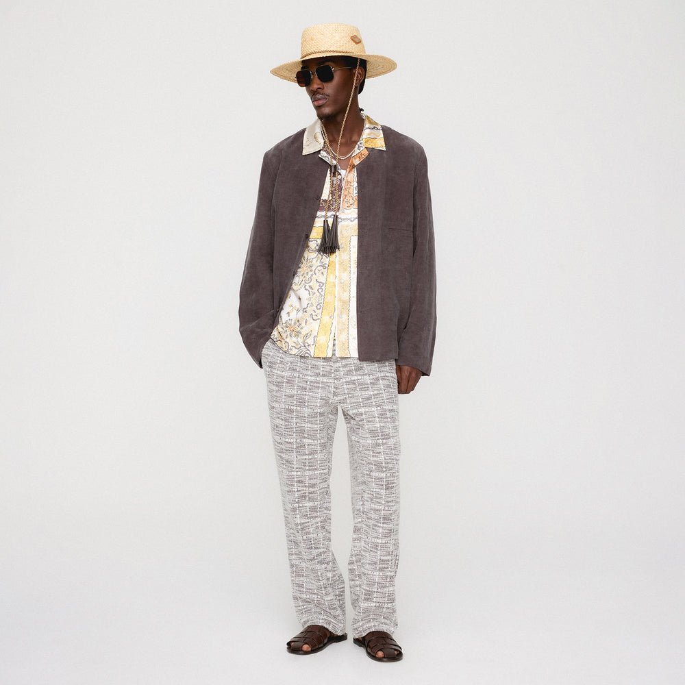 Kith Cupro Linen Caelen Shirt - Kindling | Kith Kindling