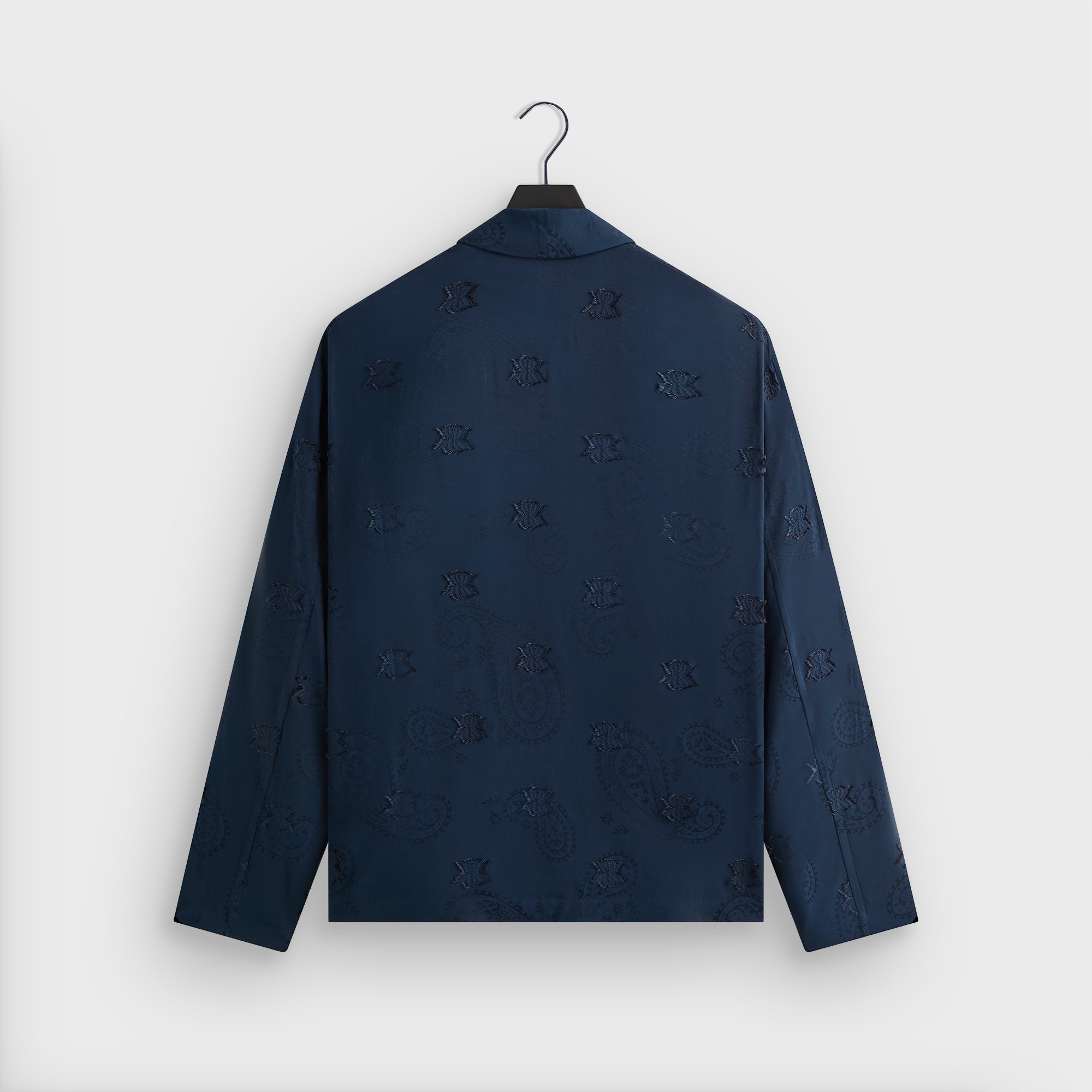 Kith Long Sleeve Thompson Crossover Shirt - Nocturnal | Kith Nocturnal