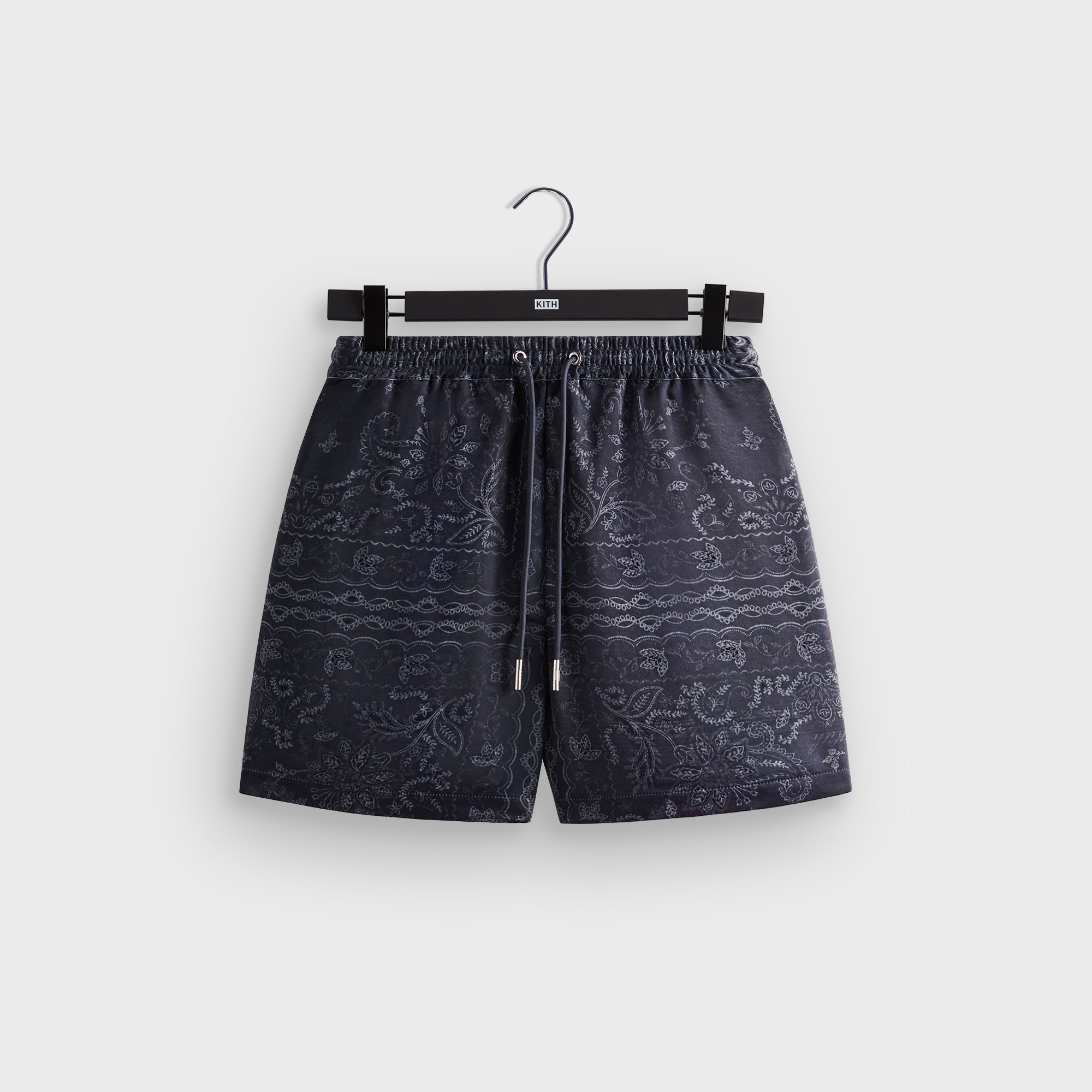 Kith Panelled Bandana Active Short - Black | Kith Black