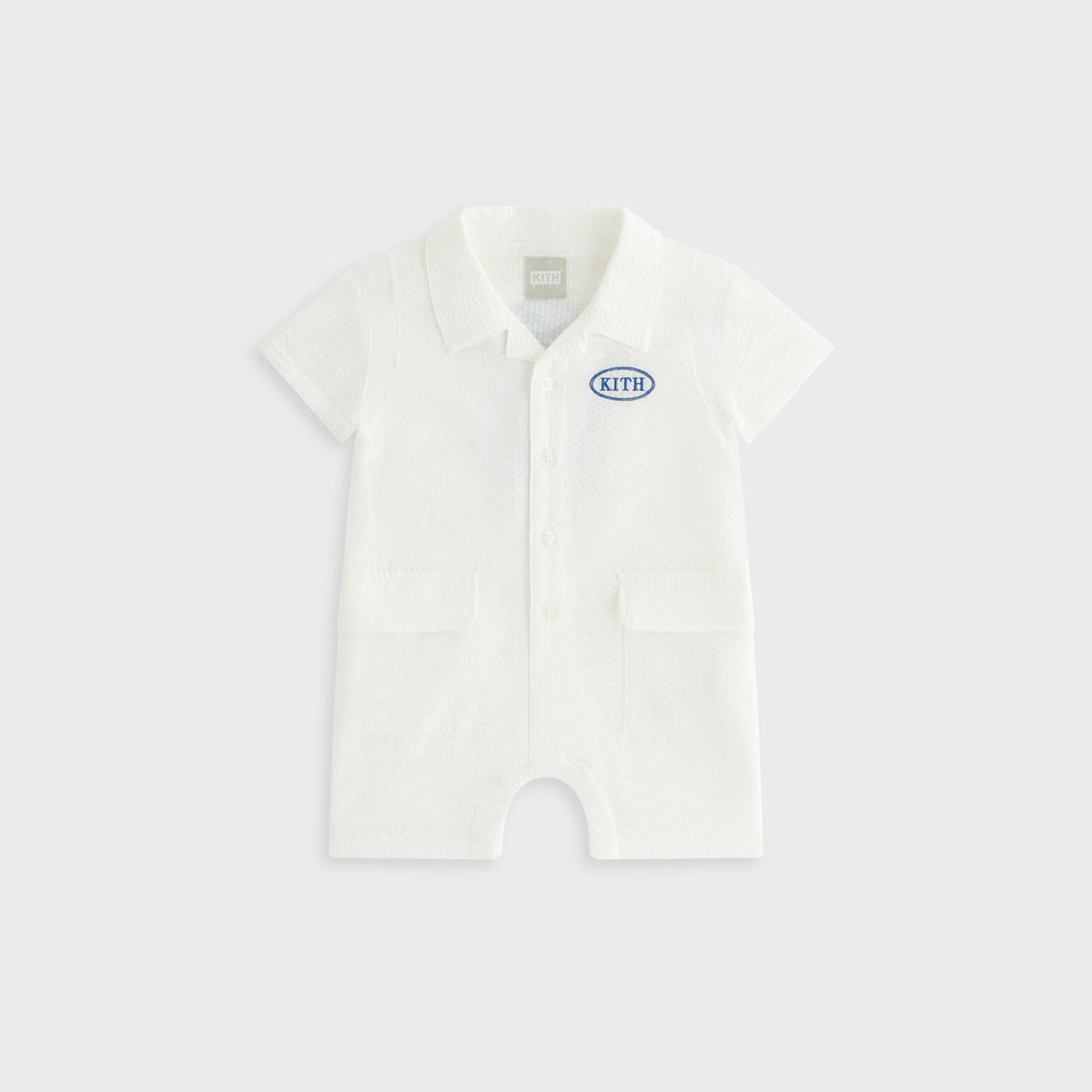 Kith Baby Seersucker Belmont Shortall - Silk | Kith Silk