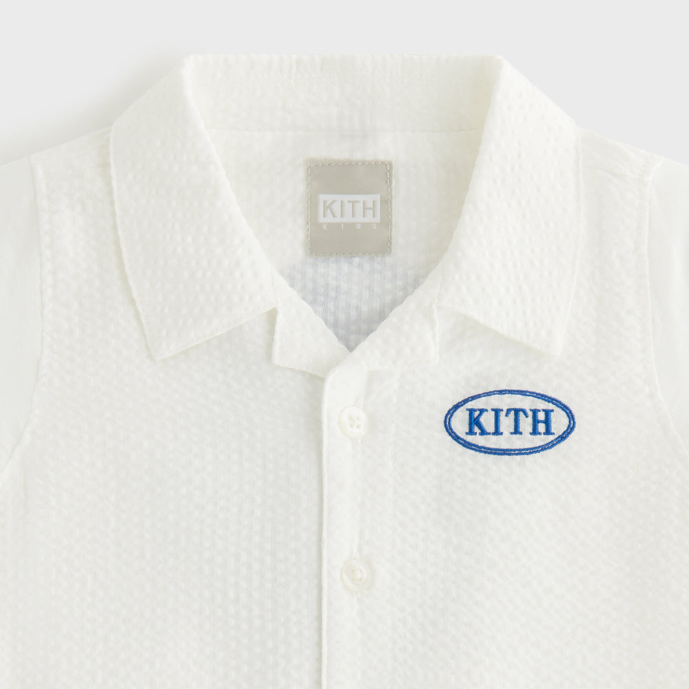 Kith Baby Seersucker Belmont Shortall - Silk | Kith Silk