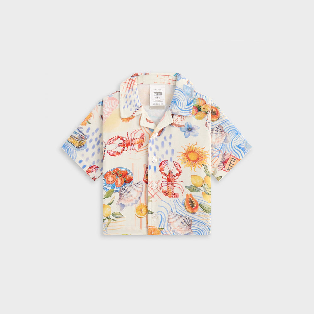 Kith Baby Summer Picnic Thompson Camp Shirt - Sandrift | Kith Sandrift