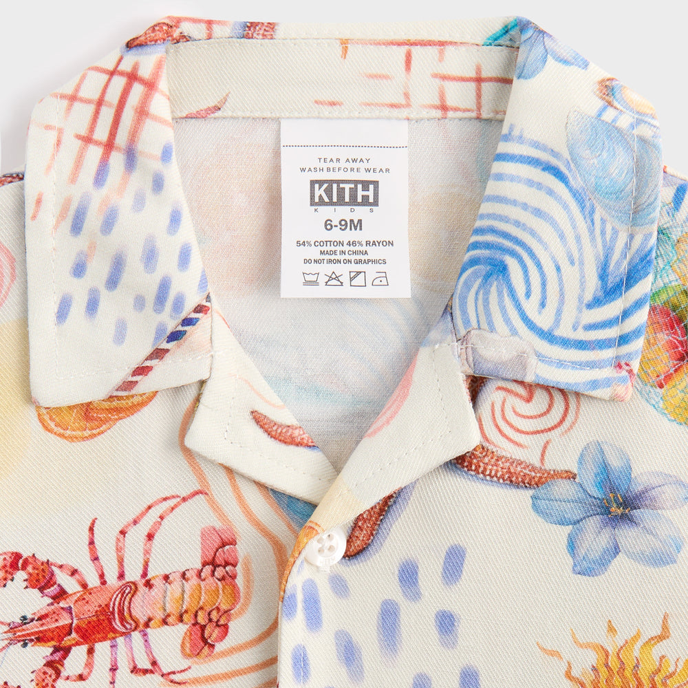 Kith Baby Summer Picnic Thompson Camp Shirt - Sandrift | Kith Sandrift
