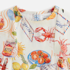 Kith Baby Summer Picnic Dress Bloomer Set - Sandrift | Kith Sandrift