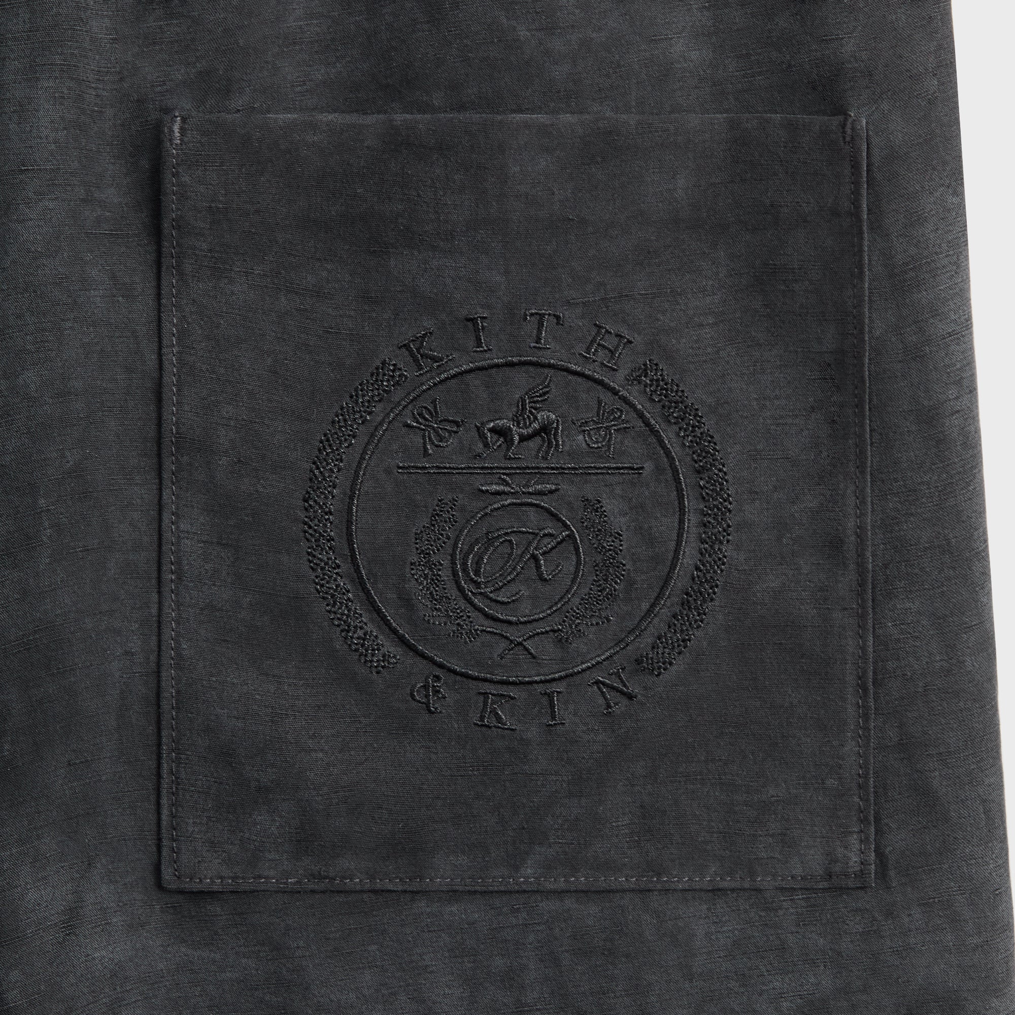 Kith Cupro Linen Grayson Pant - Black | Kith Black