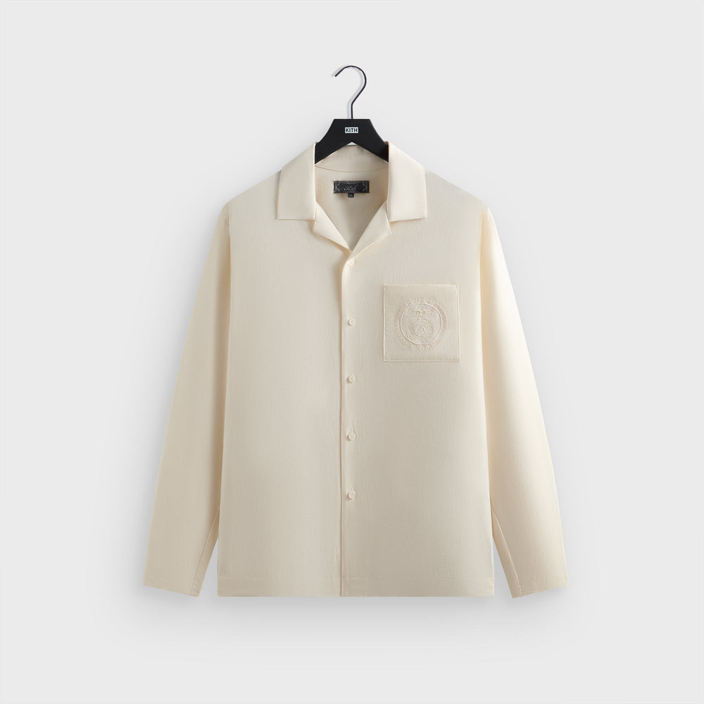 Kith Adonis Camp Collar Shirt - Sandrift | Kith Sandrift