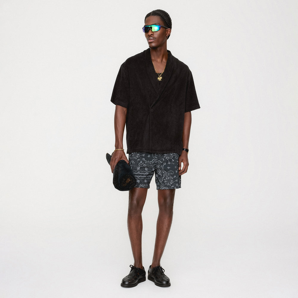 Kith Terry Thompson Crossover Shirt - Black | Kith Black