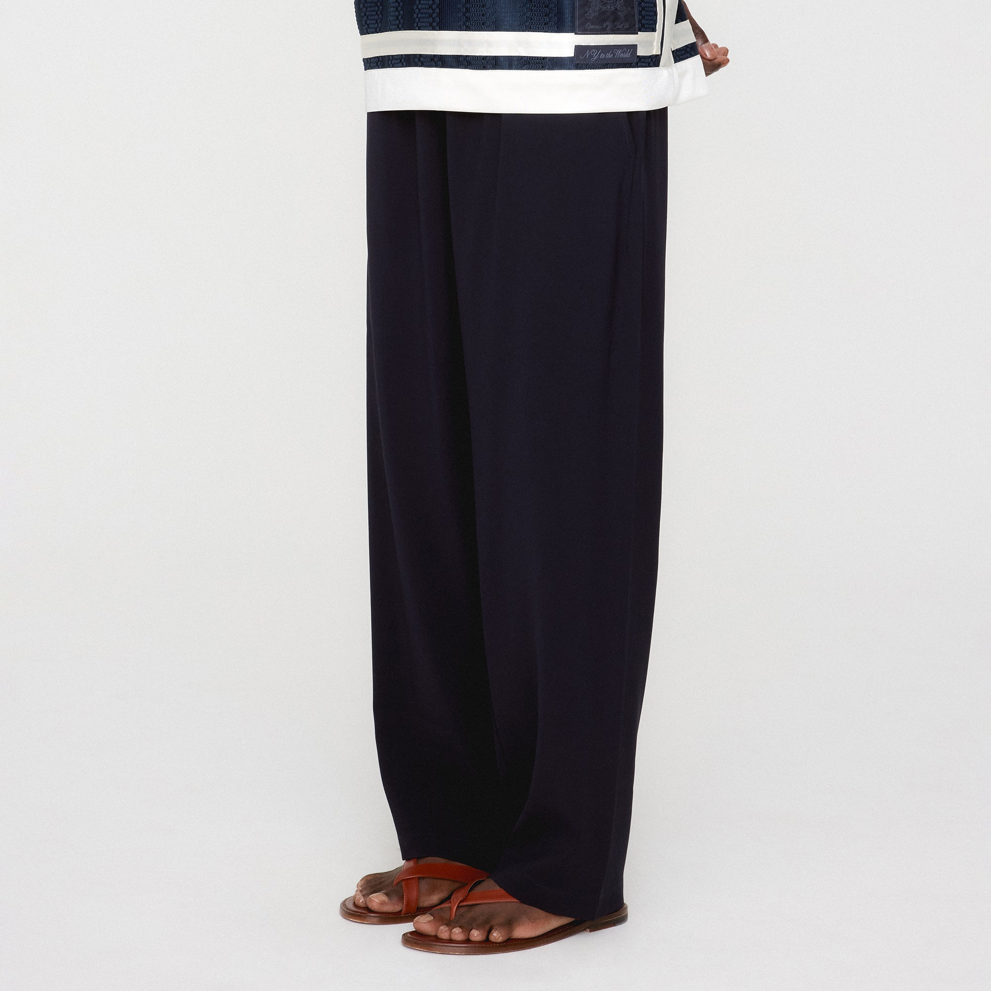 Kith Double Crepe Grayson Pant - Ink | Kith Ink