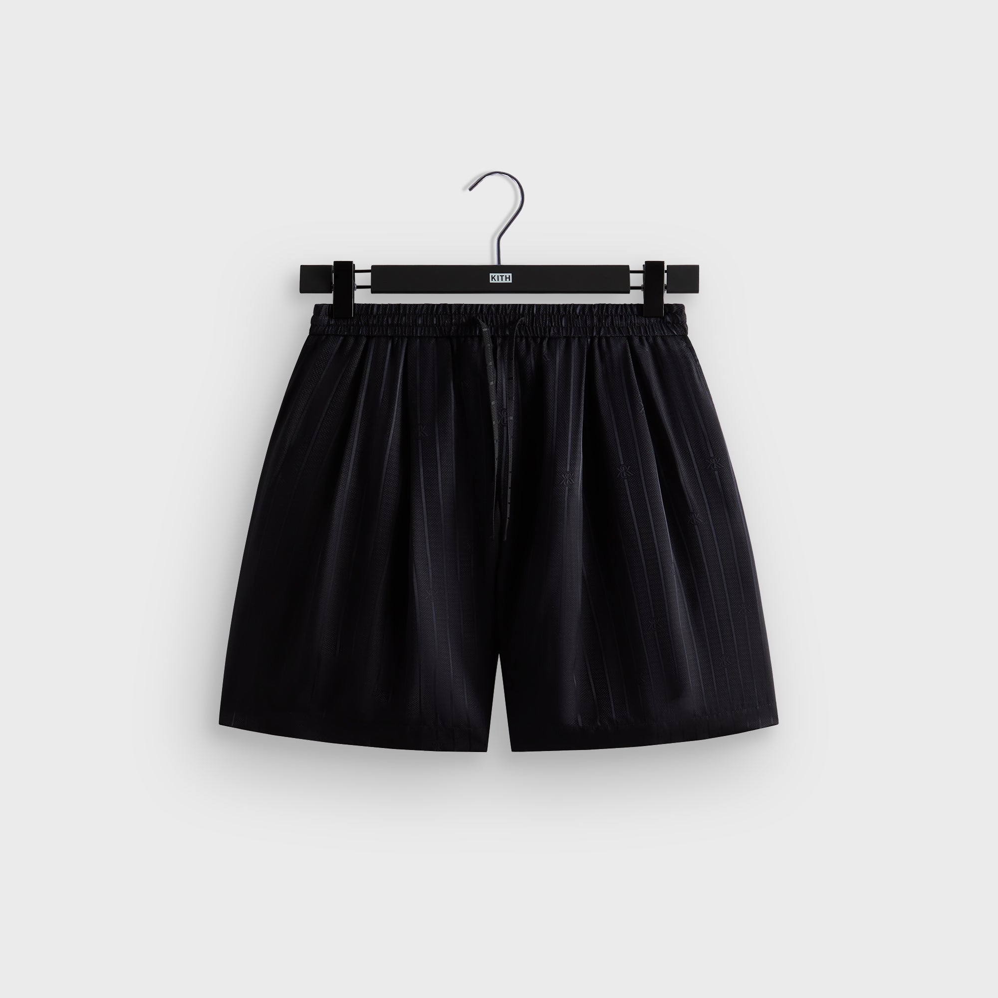 Kith Crest Logo Kylan Pull On Short - Black | Kith Black