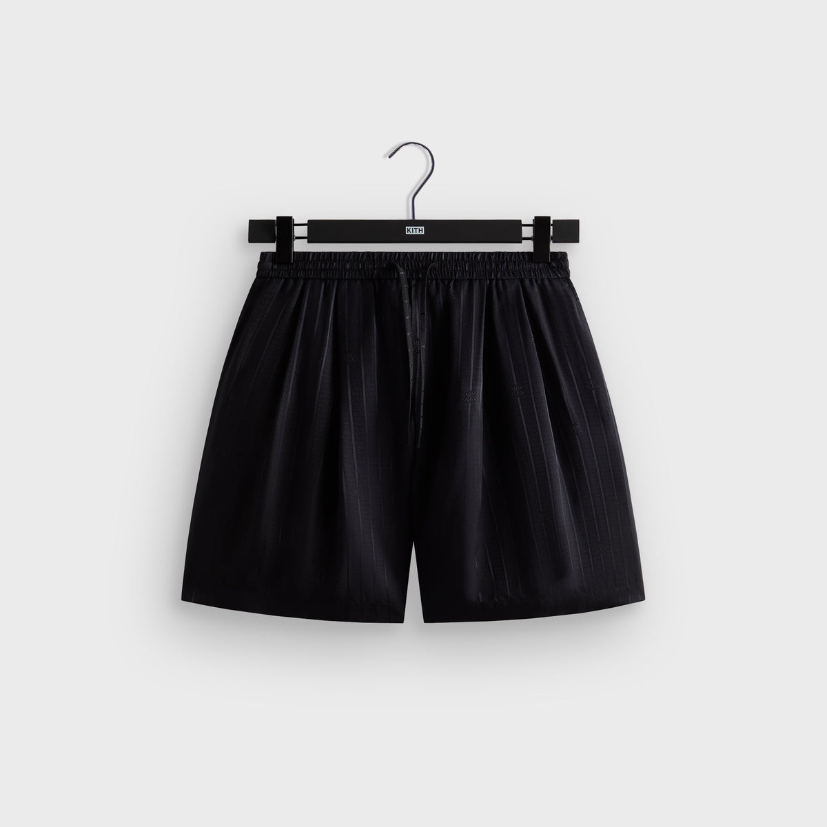 Kith Crest Logo Kylan Pull On Short - Black | Kith Black