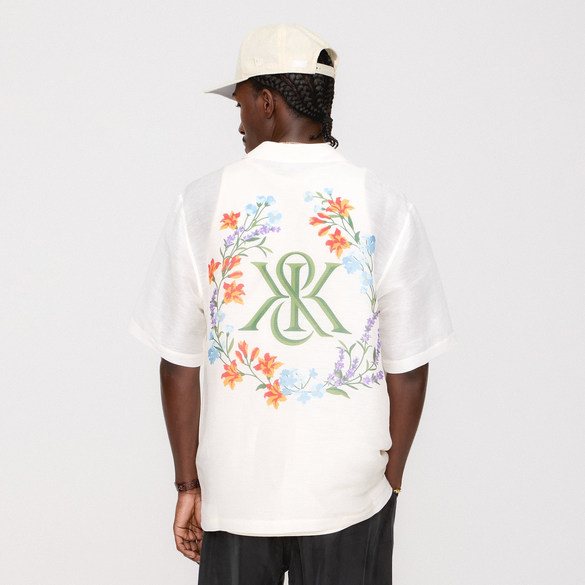 Kith Linen Thompson Camp Collar Shirt - Sandrift | Kith Sandrift
