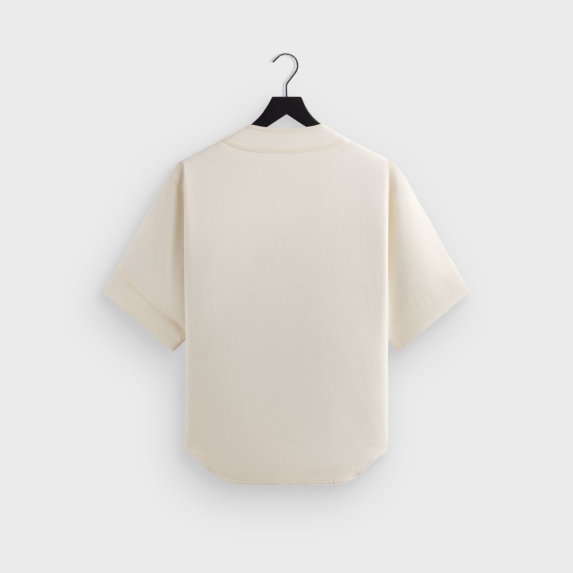 Kith Washed Denim Willis Baseball Shirt - Sandrift | Kith Sandrift