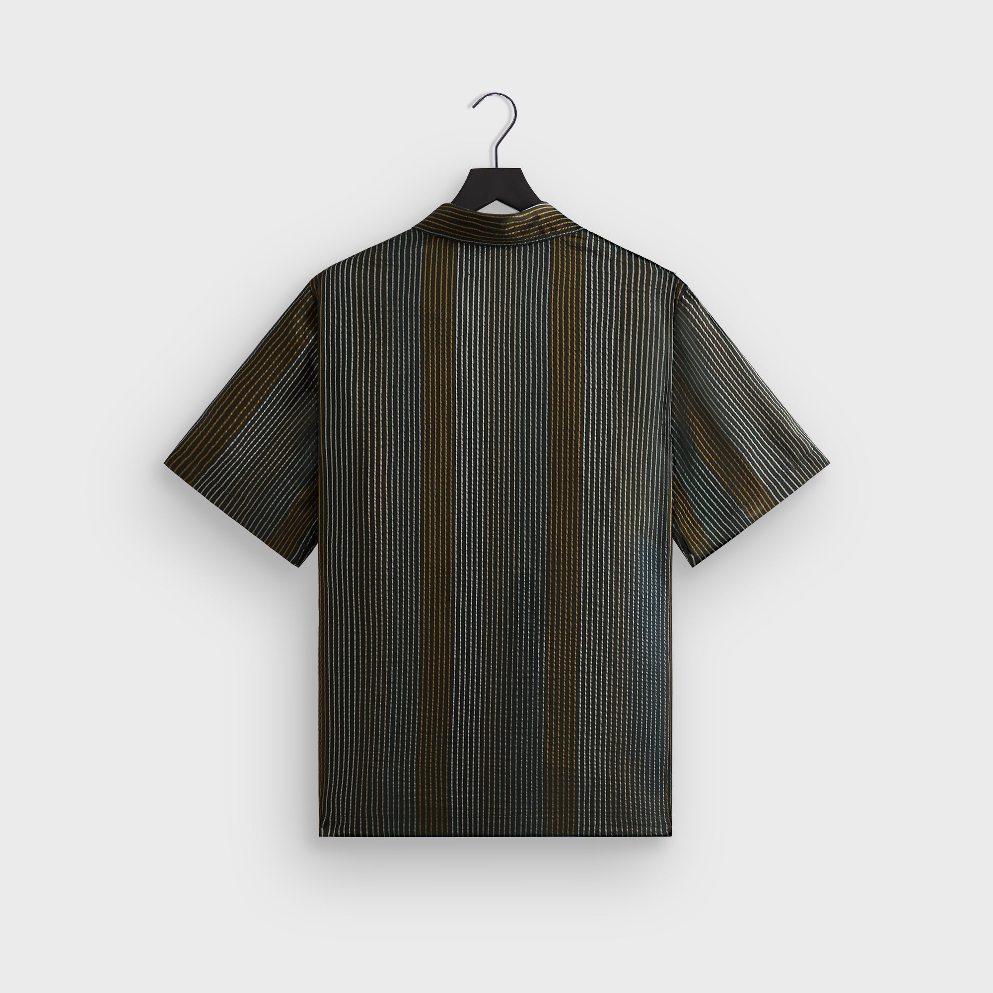 Kith Seersucker Boxy Collared Overshirt - Stadium | Kith Stadium