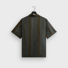 Kith Seersucker Boxy Collared Overshirt - Stadium | Kith Stadium