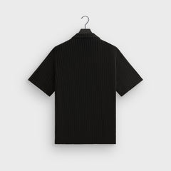 Kith Cotton Mesh Thompson Camp Collar Shirt - Black | Kith Black