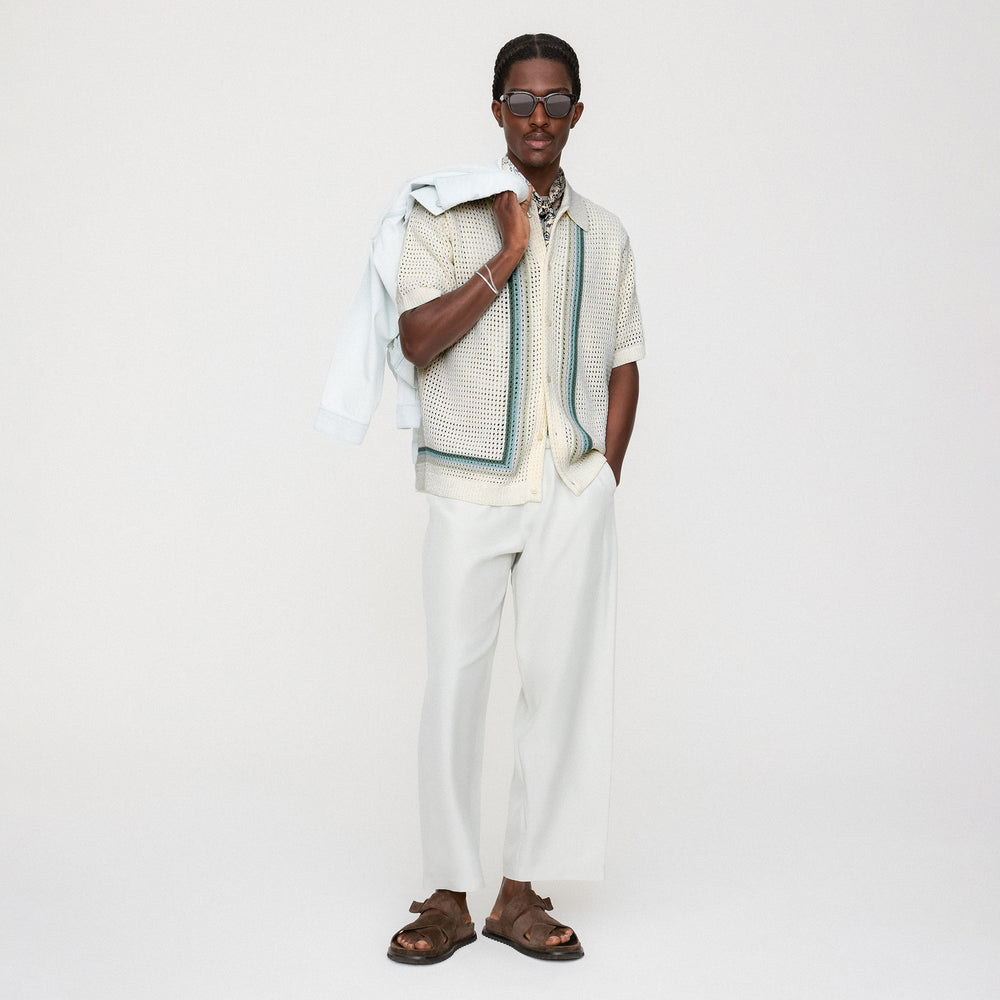 Kith Thompson Crochet Buttondown - Waffle | Kith Waffle