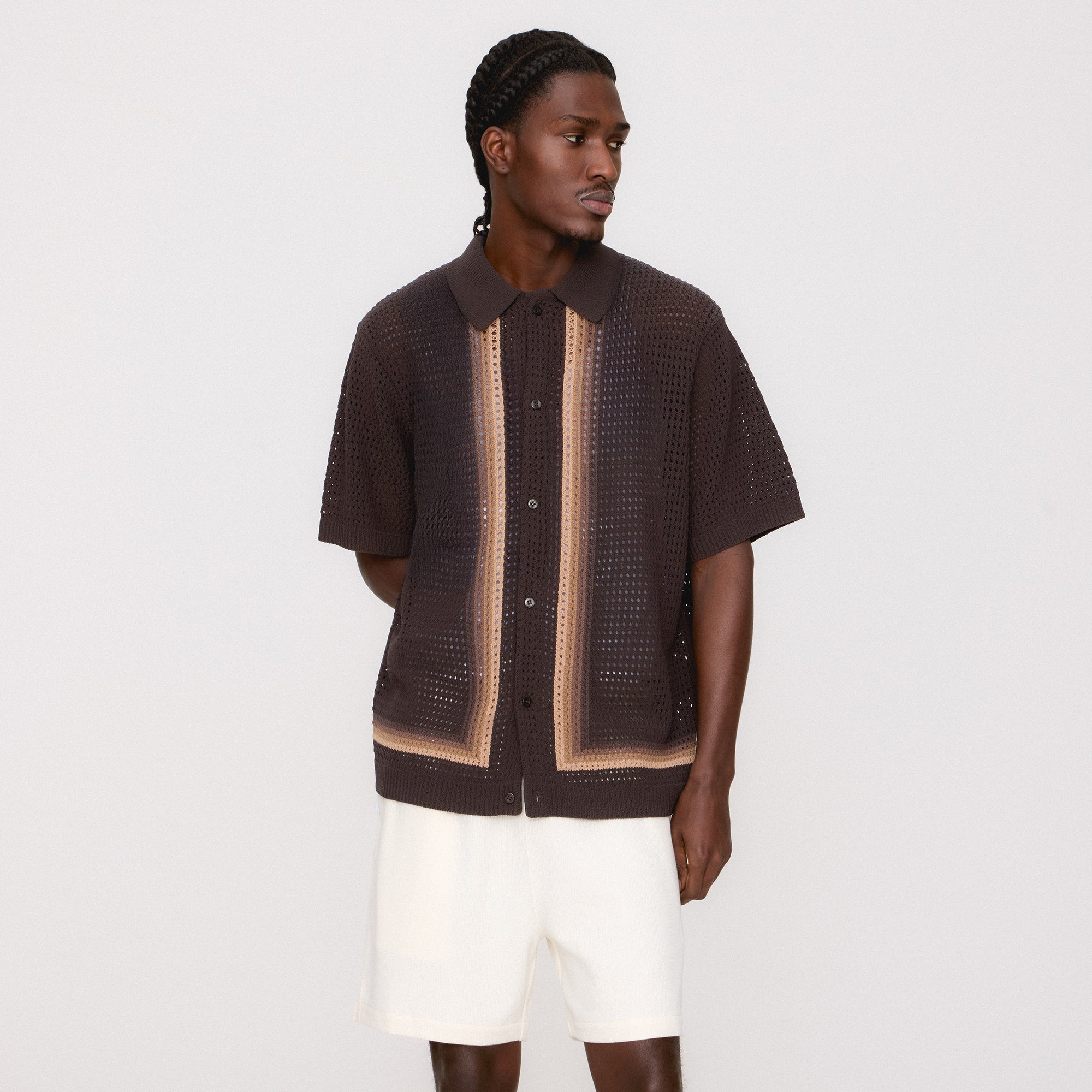 Kith Thompson Crochet Buttondown - Kindling | Kith Kindling