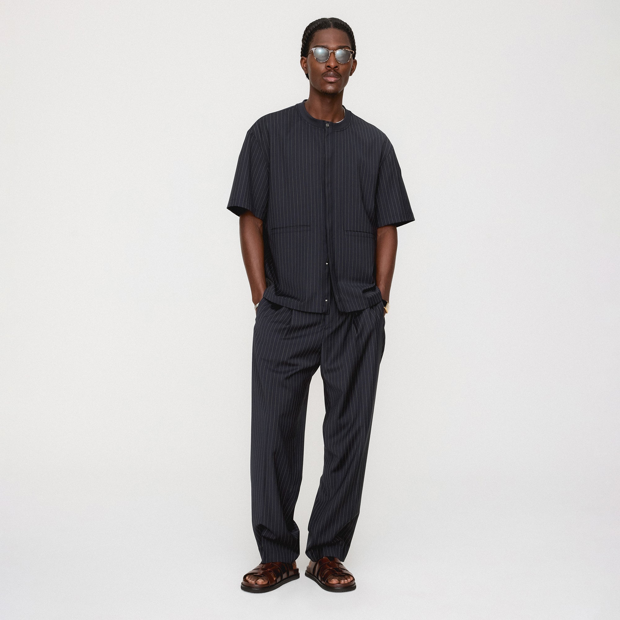 &Kin Tropical Wool Casper Shirt - Admiral | Kith Admiral