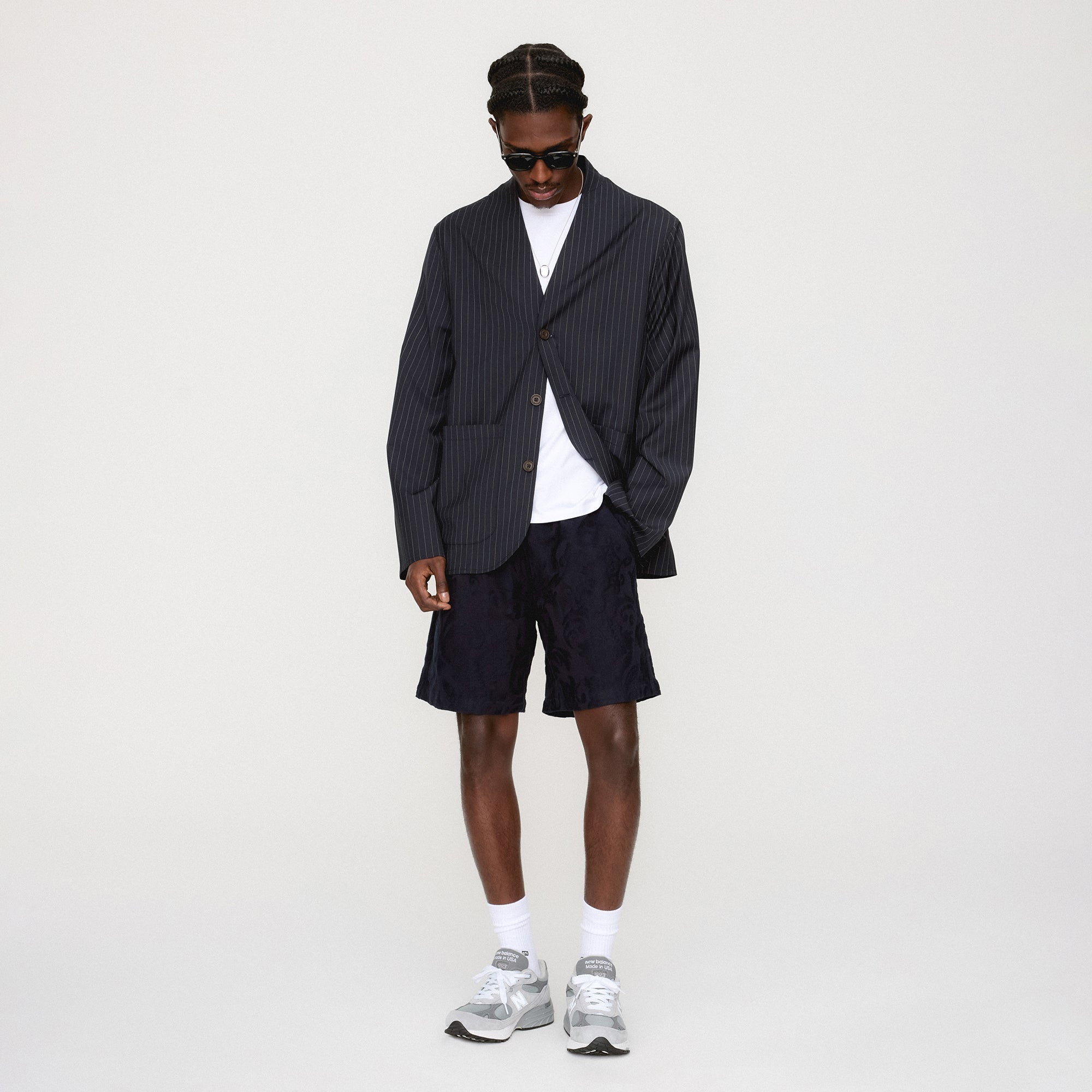 &Kin Tropical Wool Zac Blazer - Admiral | Kith Admiral