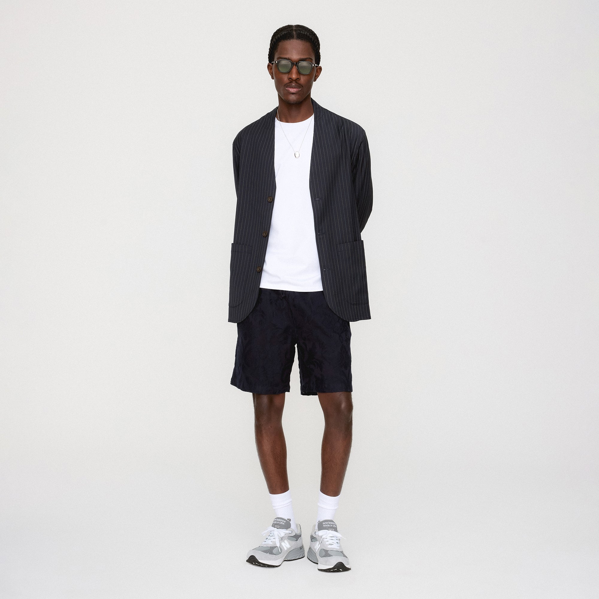 &Kin Tropical Wool Zac Blazer - Admiral | Kith Admiral