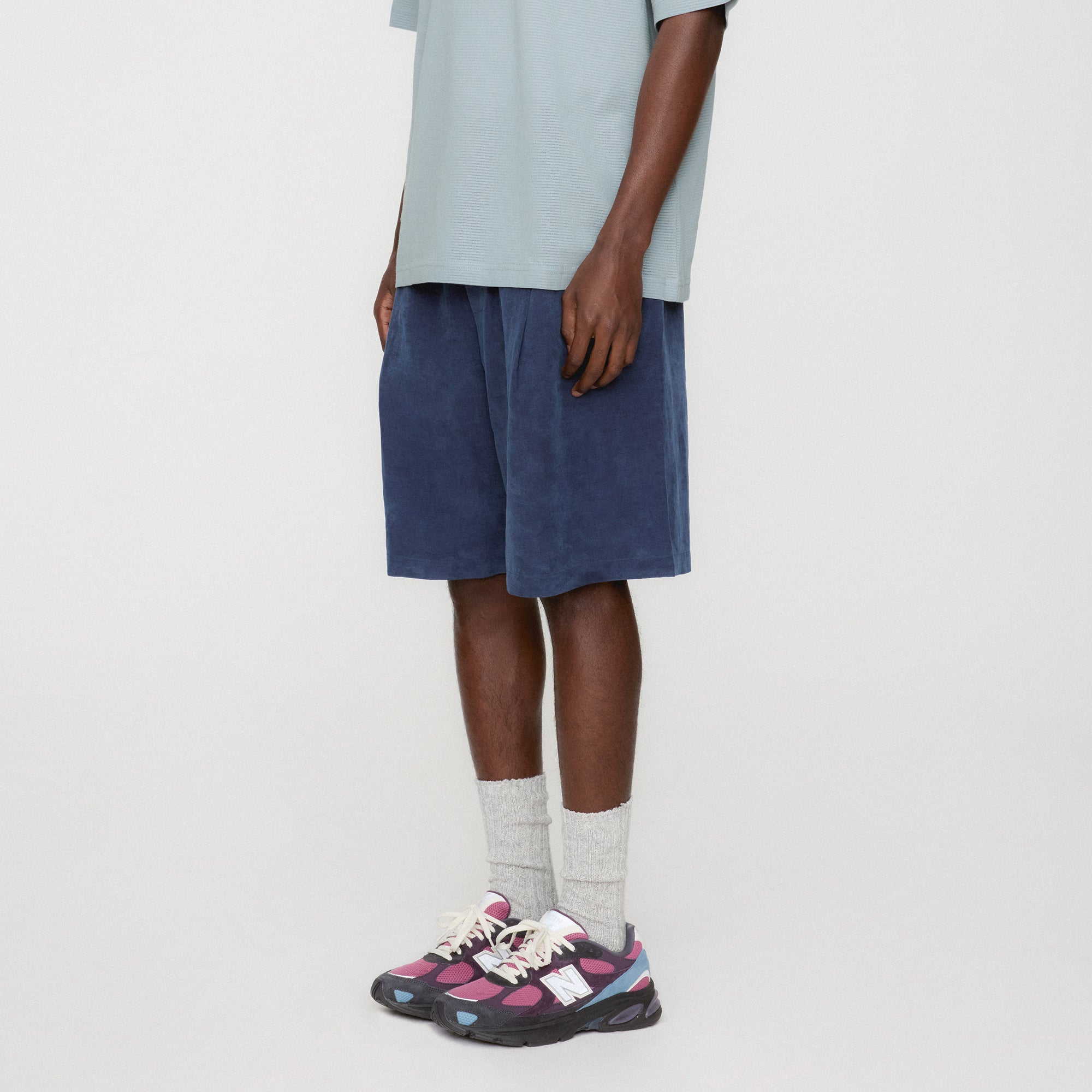Kith Cupro Linen Jude Short - Nocturnal | Kith Nocturnal