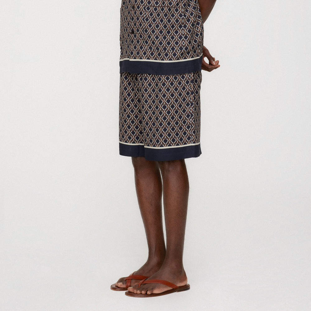 Kith Monogram Crest Lewis Short - Nocturnal | Kith Nocturnal