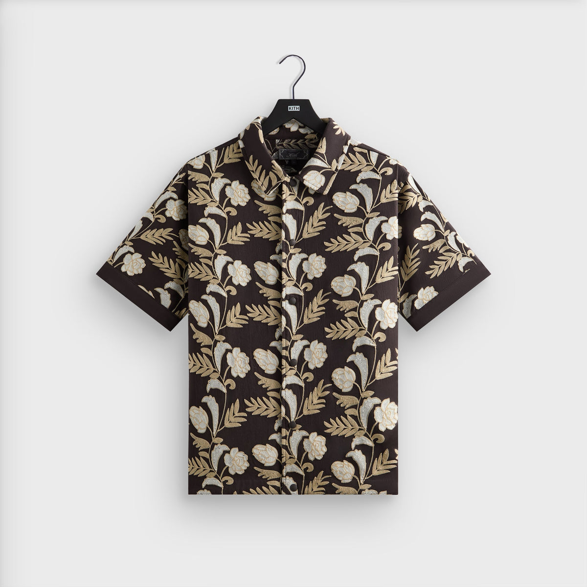 Kith Embroidered Floral Woodpoint Shirt - Kindling | Kith Kindling