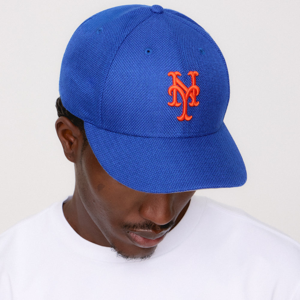 Kith & New Era for the New York Mets Raffia Low Profile 59FIFTY Fitted | Kith Royal