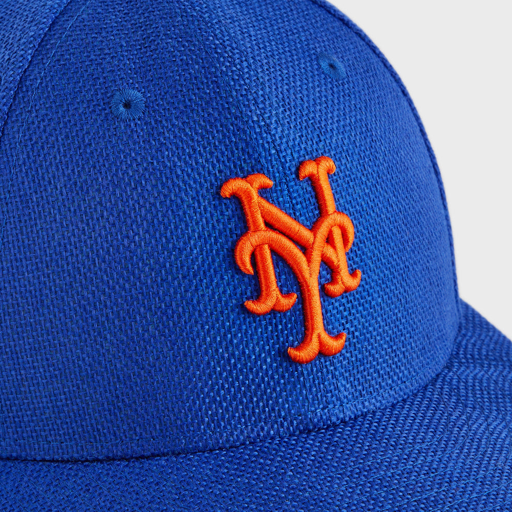 Kith & New Era for the New York Mets Raffia Low Profile 59FIFTY Fitted | Kith Royal