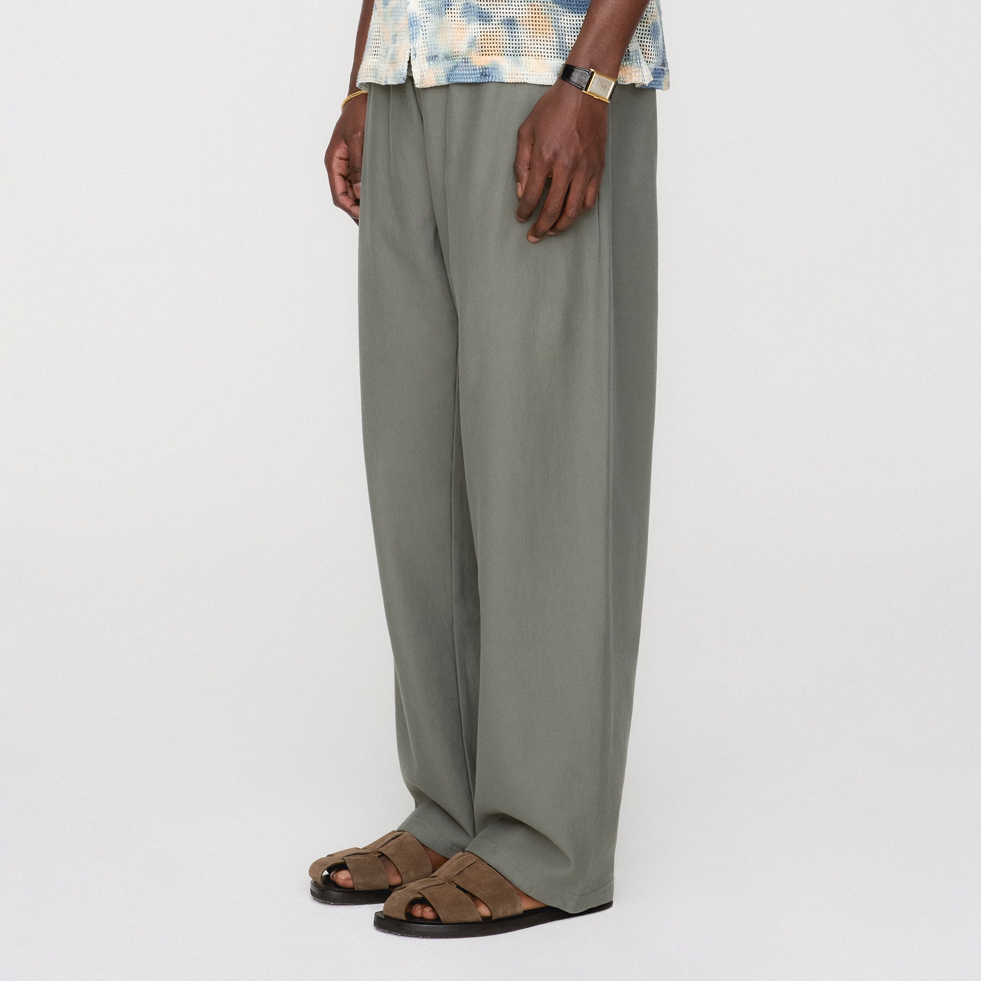 Kith Double Crepe Grayson Pant - Rhizome | Kith Rhizome