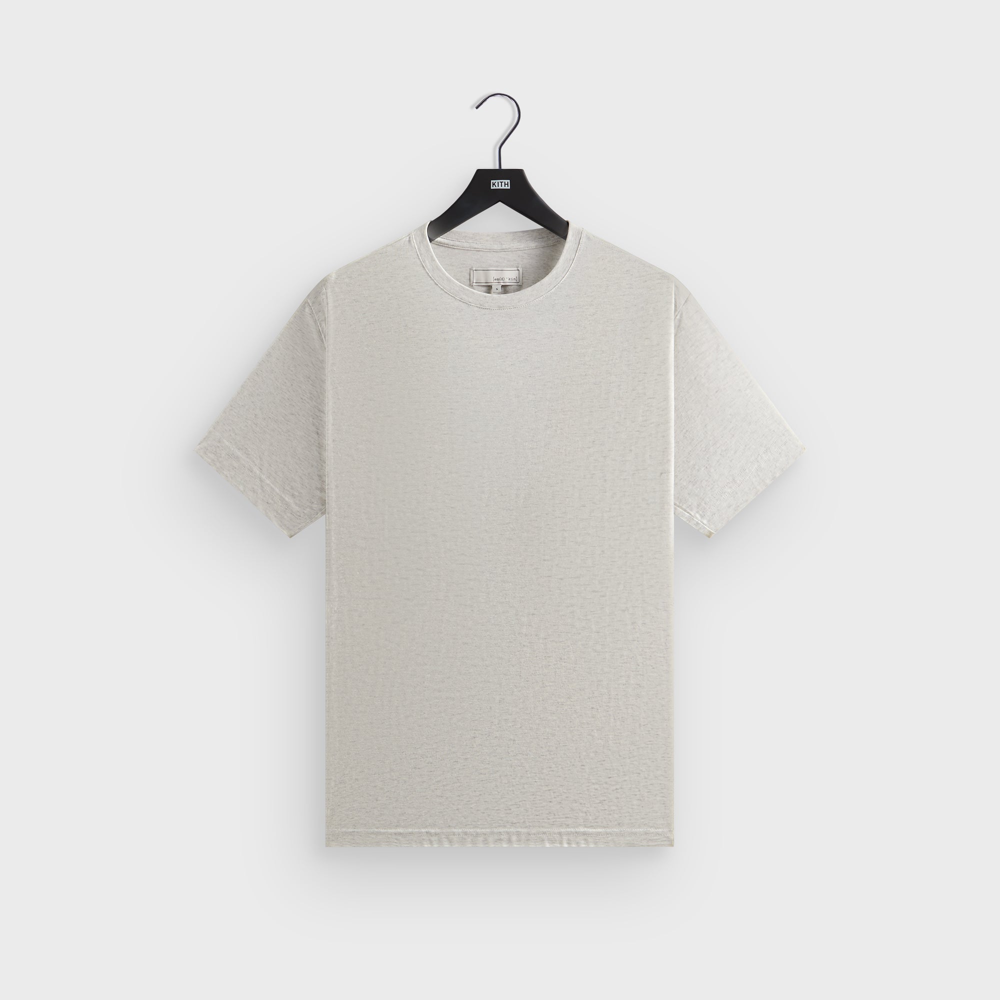 &Kin Pima Jersey Short Sleeve Heathrow Tee - Light Heather Grey | Kith Light Heather Grey