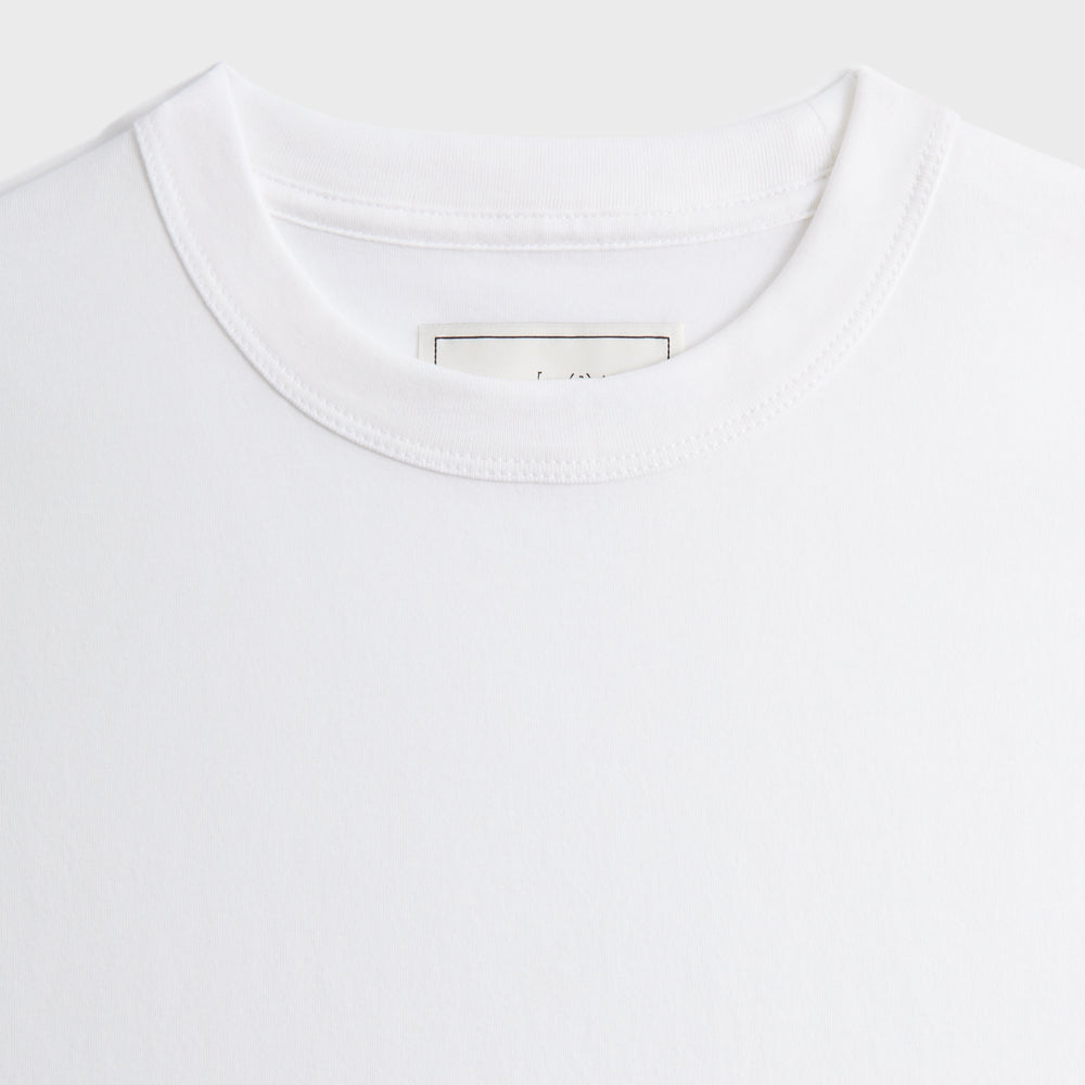&Kin Pima Jersey Alex Boxy Tee - White | Kith White