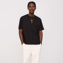 &Kin Pima Jersey Alex Boxy Tee - Black | Kith Black
