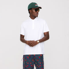 &Kin Pima Jersey Short Sleeve Heathrow Polo - White | Kith White