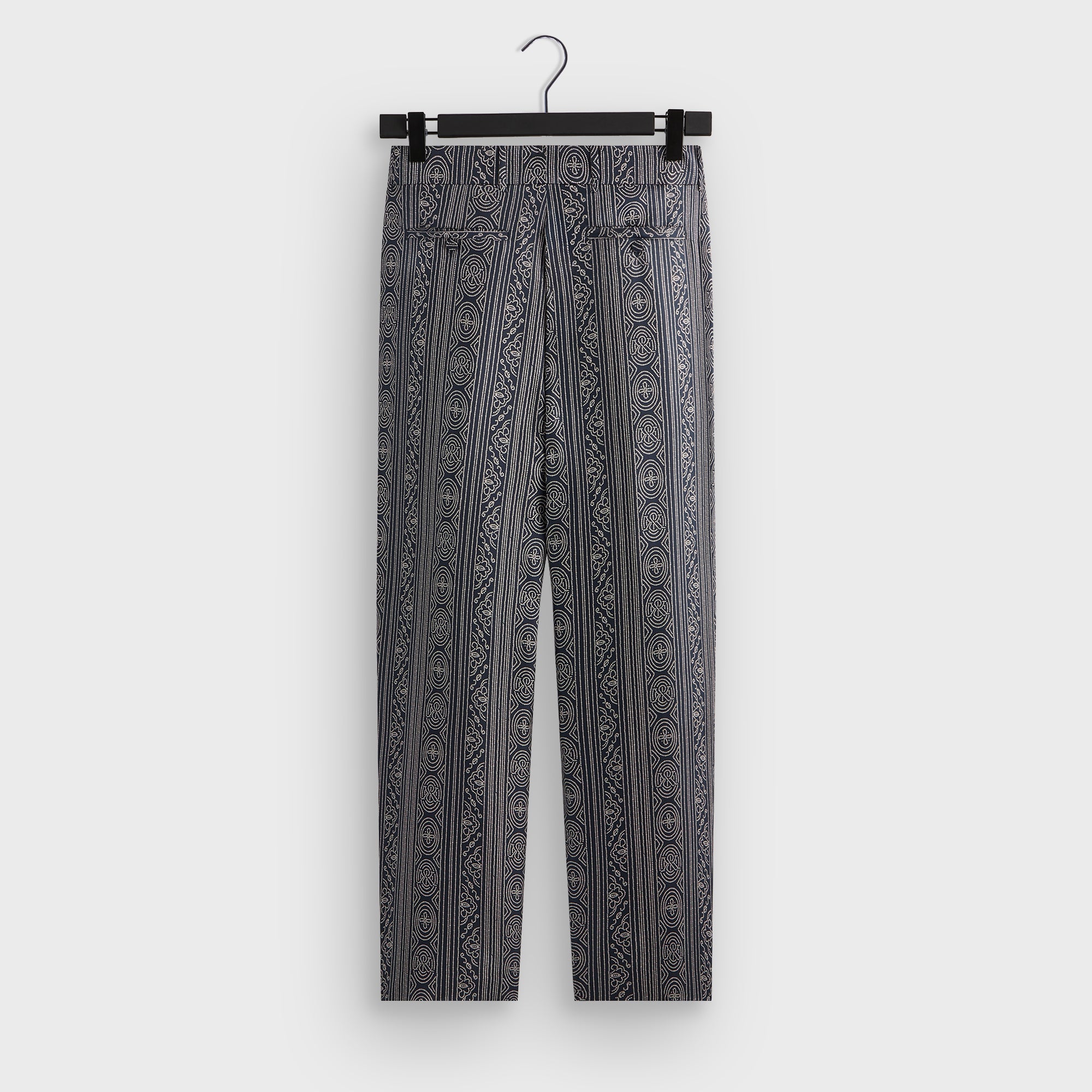 &Kin Batik Stripe Pleated Ari Trouser - Nocturnal | Kith Nocturnal