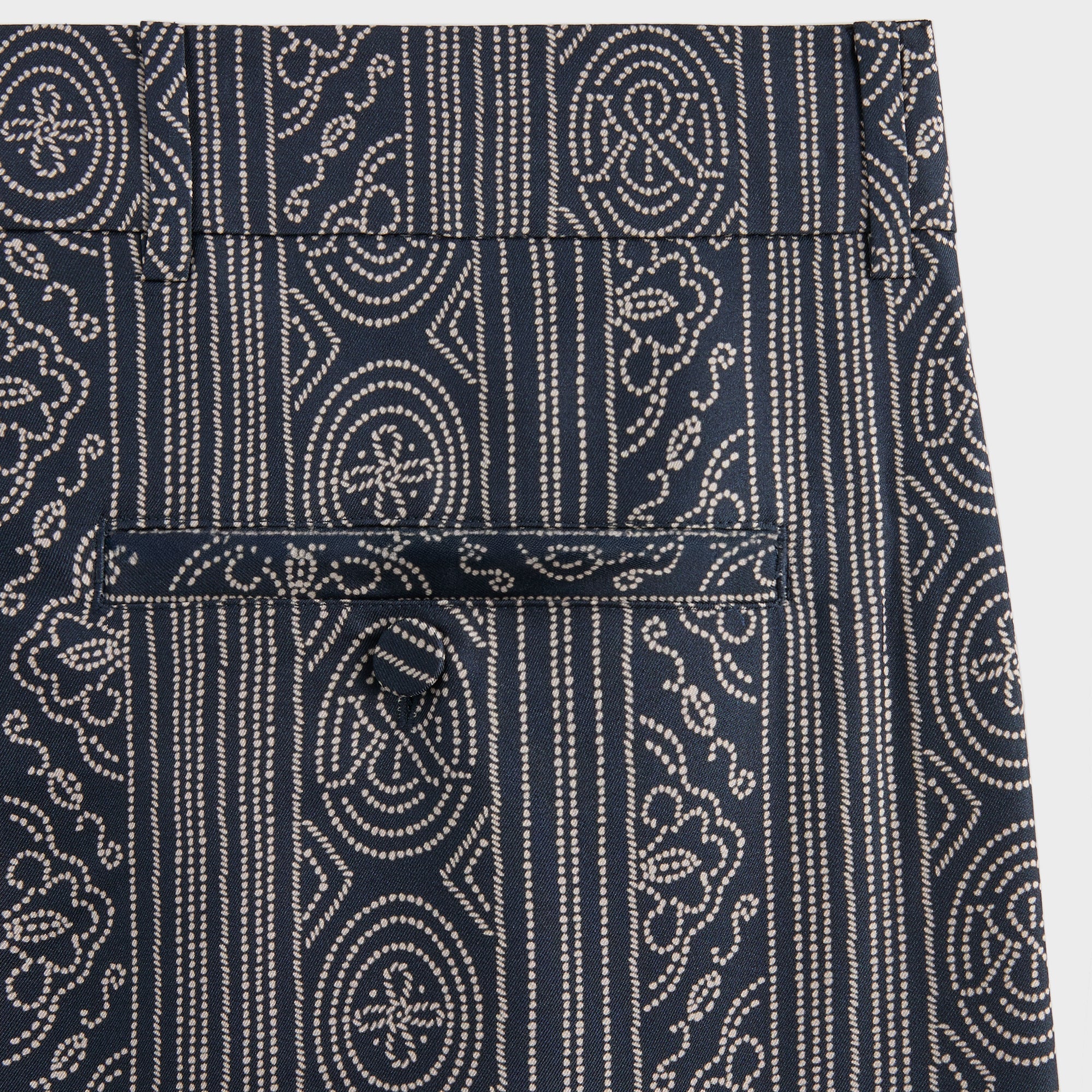 &Kin Batik Stripe Pleated Ari Trouser - Nocturnal | Kith Nocturnal