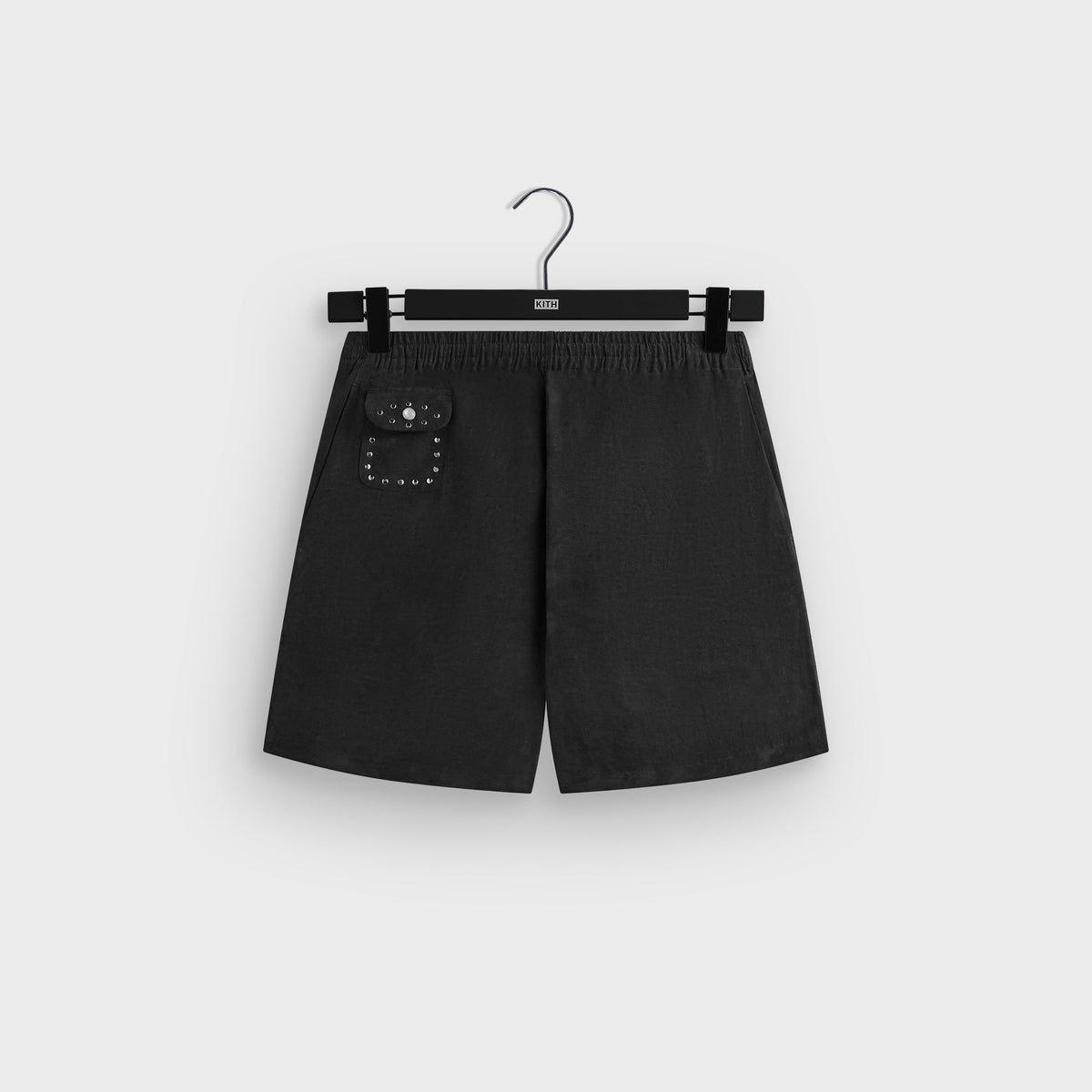&Kin Cupro Linen Kellen Short - Black | Kith Black