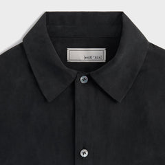 &Kin Silk Habotai Beckham Buttondown - Black | Kith Black