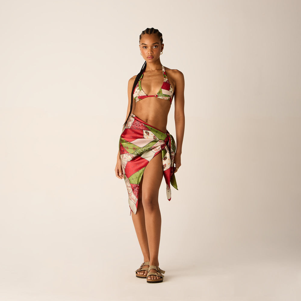 Kith Women Printed Silk Sarong - Kyoho | Kith Kyoho