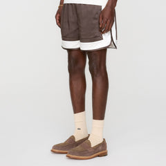 &Kin Washed Satin Dylan Short - Kindling | Kith Kindling